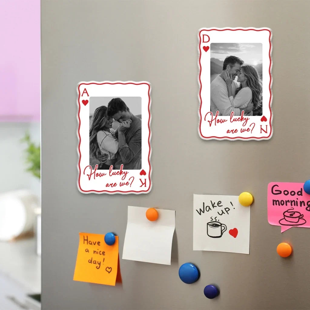 Personalized Acrylic Magnet Romantic Embrace Gift for Couple