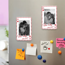 Load image into Gallery viewer, Personalized Acrylic Magnet Romantic Embrace Gift for Couple
