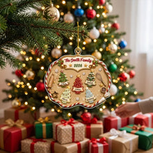 Load image into Gallery viewer, Personalized Family Christmas Ornament Cute Cookie Design
