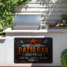 Load image into Gallery viewer, Personalized Iron Sign Custom Name Backyard Grill Decor Gift for Family
