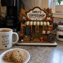 Load image into Gallery viewer, Personalized 2-Layer Wooden Plaque Coffee Shop Decor Gift for Family &amp; Friends
