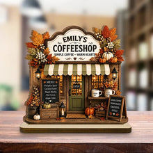 Load image into Gallery viewer, Personalized 2-Layer Wooden Plaque Coffee Shop Decor Gift for Family &amp; Friends
