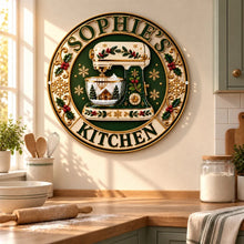 Load image into Gallery viewer, Personalized Shaped Metal Sign with Stand Mixer Kitchen Decor Gift for Home Cook
