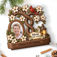 Load image into Gallery viewer, Personalized 2-Layer Wooden Plaque Memorial Gift for Mom
