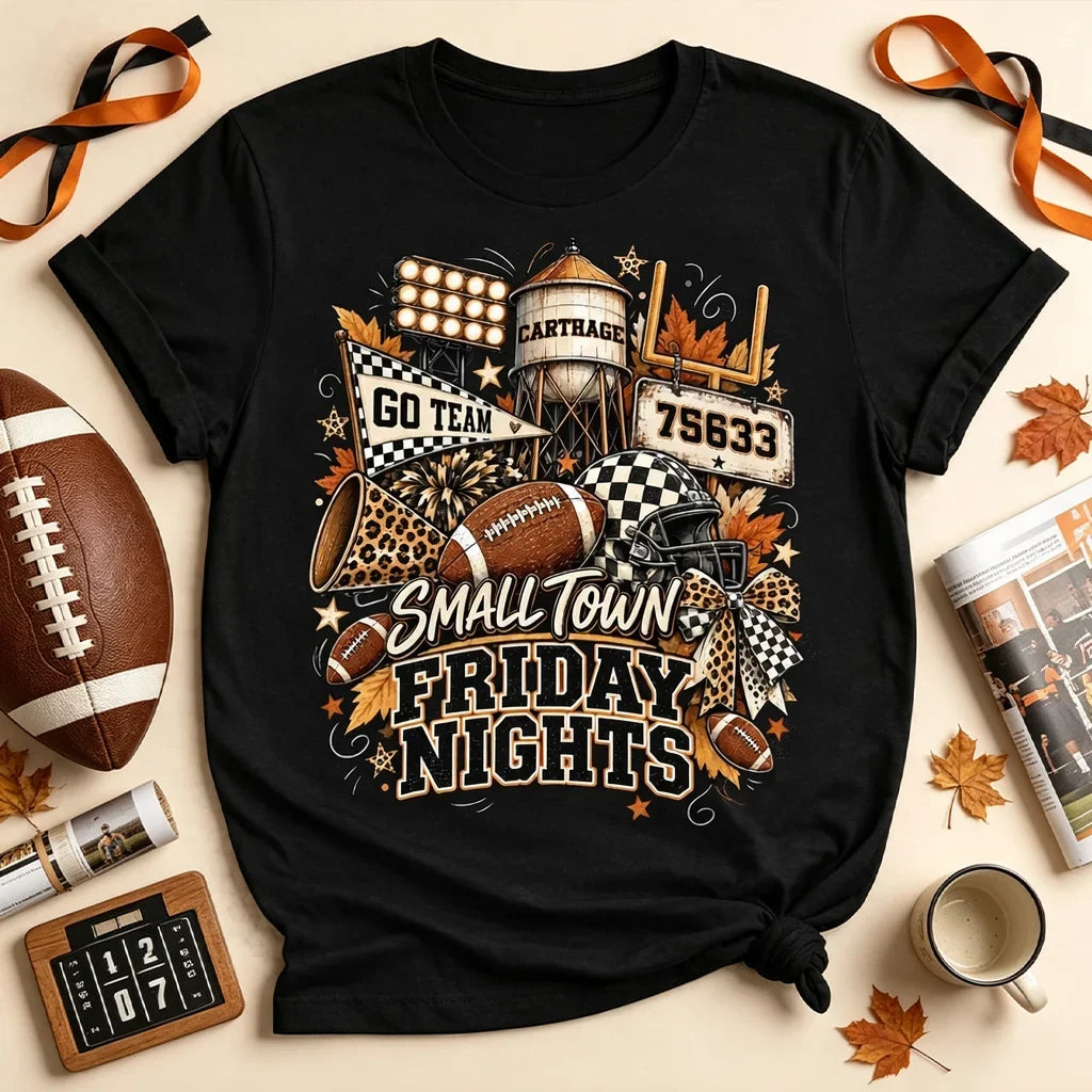 Personalized Classic Football Tee Unique Gift for Fans