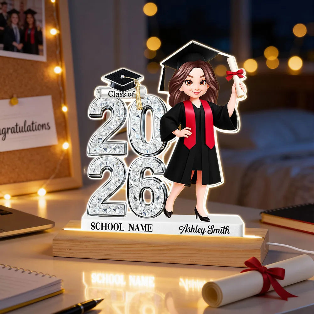 Custom Graduation Acrylic Plaque for Class of 2026 - Personalized Gift for Graduates Plaque MagicInPrints