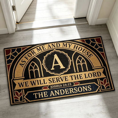 Personalized Doormat with Bible Verse Gift for Family Home