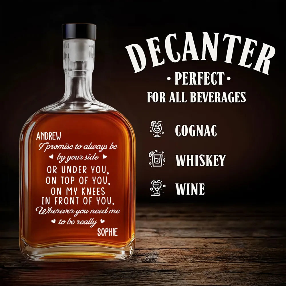 Personalized Whiskey Decanter for Couples - Romantic Gift for Christmas Kitchen Supplies MagicInPrints