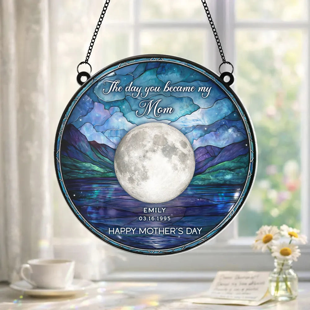 Personalized Moon Phase Wall Art for Mom - Mother's Day Gift Ornament MagicInPrints