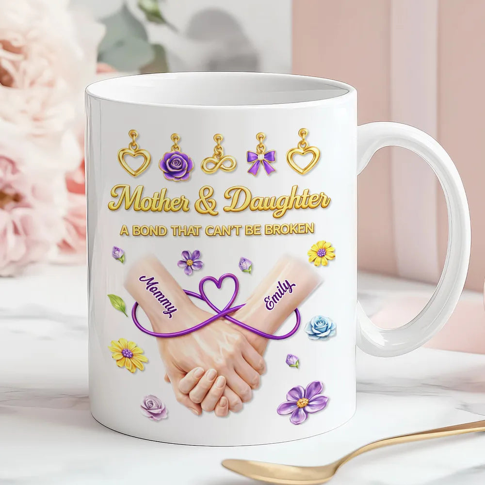 Personalized Mother & Daughter Mug for Family Bonding - Sentimental Gift Cup MagicInPrints