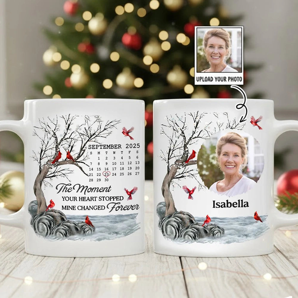 Personalized Memorial Mug for Loved Ones with Photo and Date - Sentimental Gift Cup MagicInPrints
