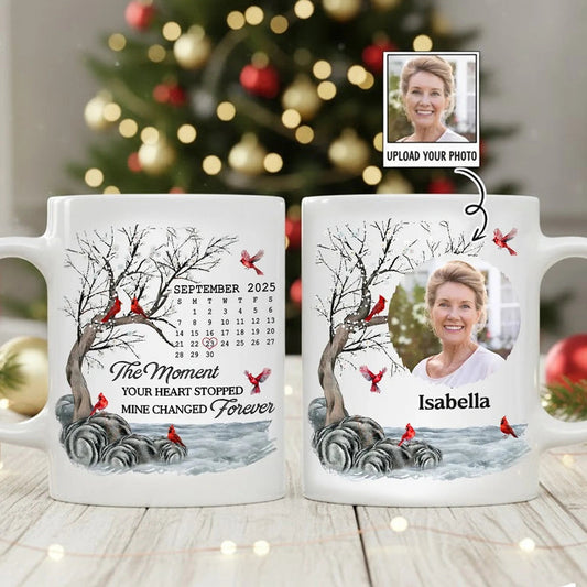 Personalized Memorial Mug for Loved Ones with Photo and Date - Sentimental Gift Cup MagicInPrints