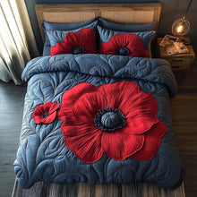 Load image into Gallery viewer, Wrap Your Nights in Love – Personalized 3-Piece Quilted Bedding Set – Gift for Home Decor Enthusiasts Quilted Bedding Set V2 MagicInPrints
