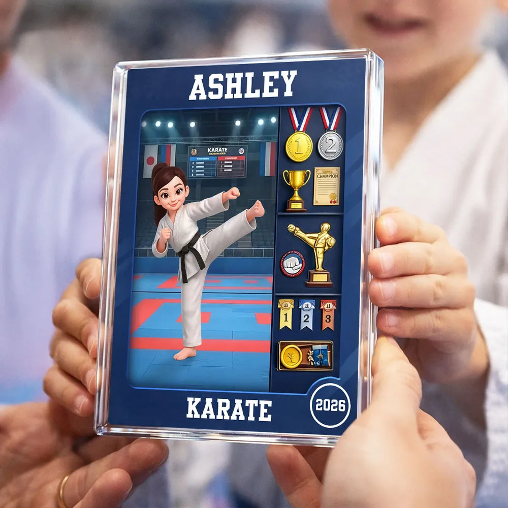 Personalized Karate Award Plaque for Kids - Achievement Display Plaque MagicInPrints