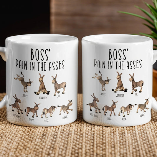 Personalized Boss Coffee Mug Gift for Office Humor - Funny Workplace Present Cup MagicInPrints