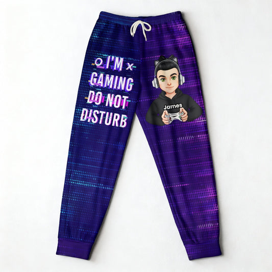 Personalized Gamer Sweatpants for Kids - Fun Gaming Design Pants MagicInPrints