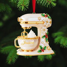 Load image into Gallery viewer, &quot;Bake your memories this Christmas - Personalized Baking Mixer Acrylic Ornament - Perfect gift for home bakers and festive lovers&quot; Ornament MagicInPrints
