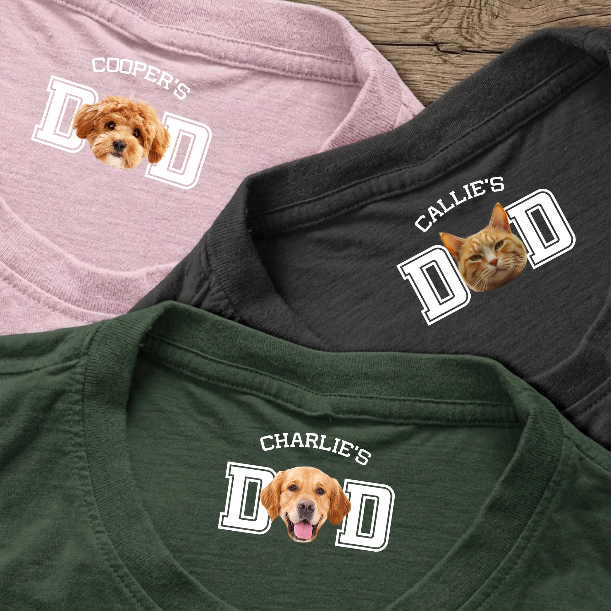 Custom Dog Dad T-Shirt for Pet Owners - Personalized Gift Cloth MagicInPrints