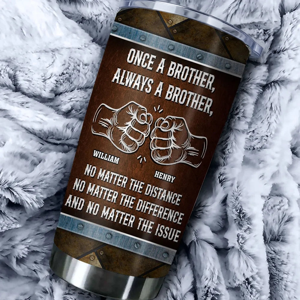 Personalized Brother Tumbler for Men - Sentimental Gift for Friendship Cup MagicInPrints