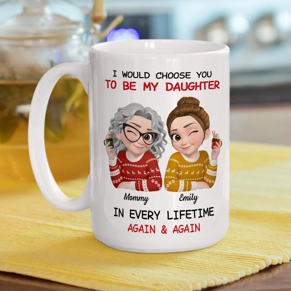 Personalized Mother-Daughter Coffee Mug - Sentimental Gift for Mom Cup MagicInPrints