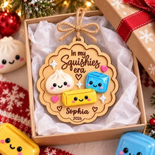 Load image into Gallery viewer, Personalized Squishy Character Wooden Ornament for Kids Gift
