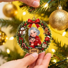 Load image into Gallery viewer, Personalized Acrylic Ornament Christmas Gift for Grandma
