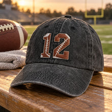 Load image into Gallery viewer, Personalized Embroidered Cap Custom Football Number Gift for Coaches

