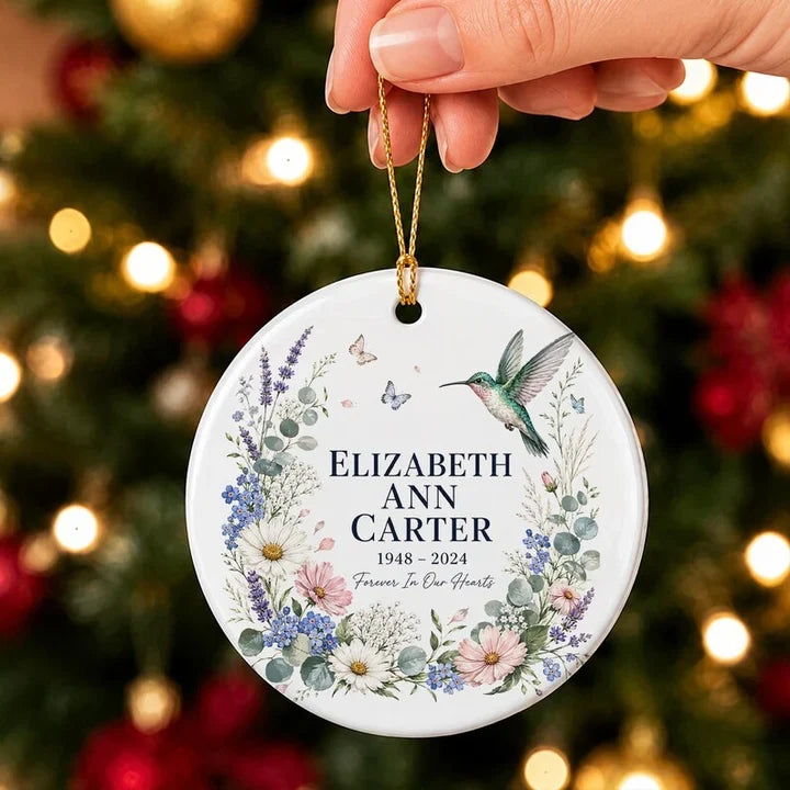 Personalized Memorial Ornament Custom Name Gift for Loved Ones