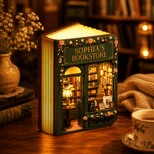 Load image into Gallery viewer, Personalized Book Lamp Custom Name Gift for Book Lovers
