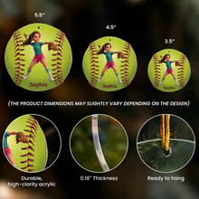 Load image into Gallery viewer, Personalized Sports Acrylic Ornament Custom Athlete Gift for Christmas
