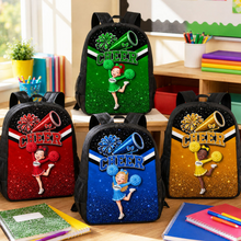 Load image into Gallery viewer, Personalized Kids School Backpack Cheerleader Gift for Girls
