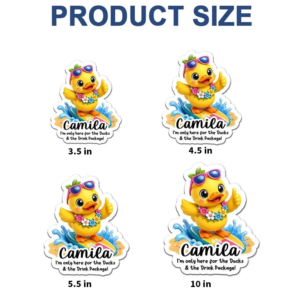 Personalized Acrylic Magnet Custom Duck Humor Gift for Cruisers