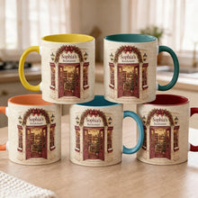 Load image into Gallery viewer, Personalized Vintage Bookstore Christmas Mug Unique Gift for Book Lovers
