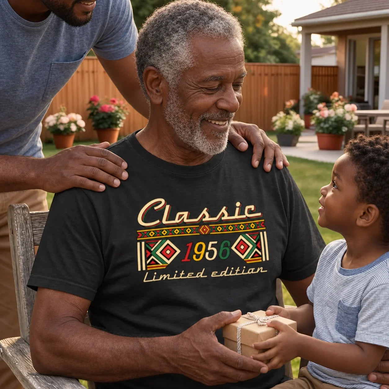 Personalized Vintage Classic Tee Retro Gift for Dad
