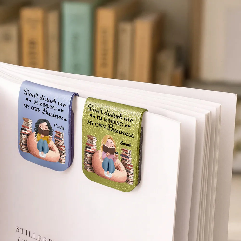 Personalized Leather Bookmark for Book Lovers - Relaxing Reading Gift Stationery MagicInPrints