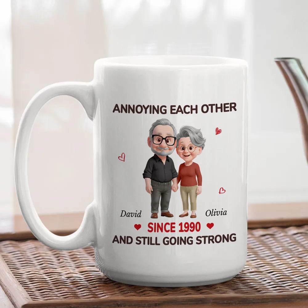 Personalized Anniversary Mug for Couples - Funny Gift Since 1990 Cup MagicInPrints