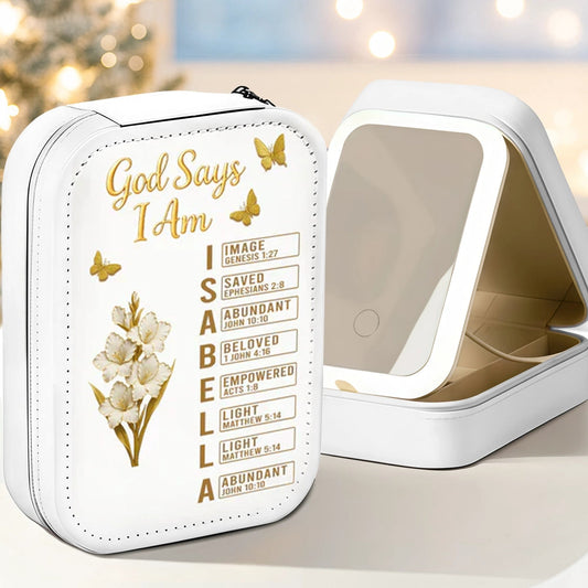 Personalized Makeup Mirror for Women - Inspirational Christian Gift Beauty Tools MagicInPrints