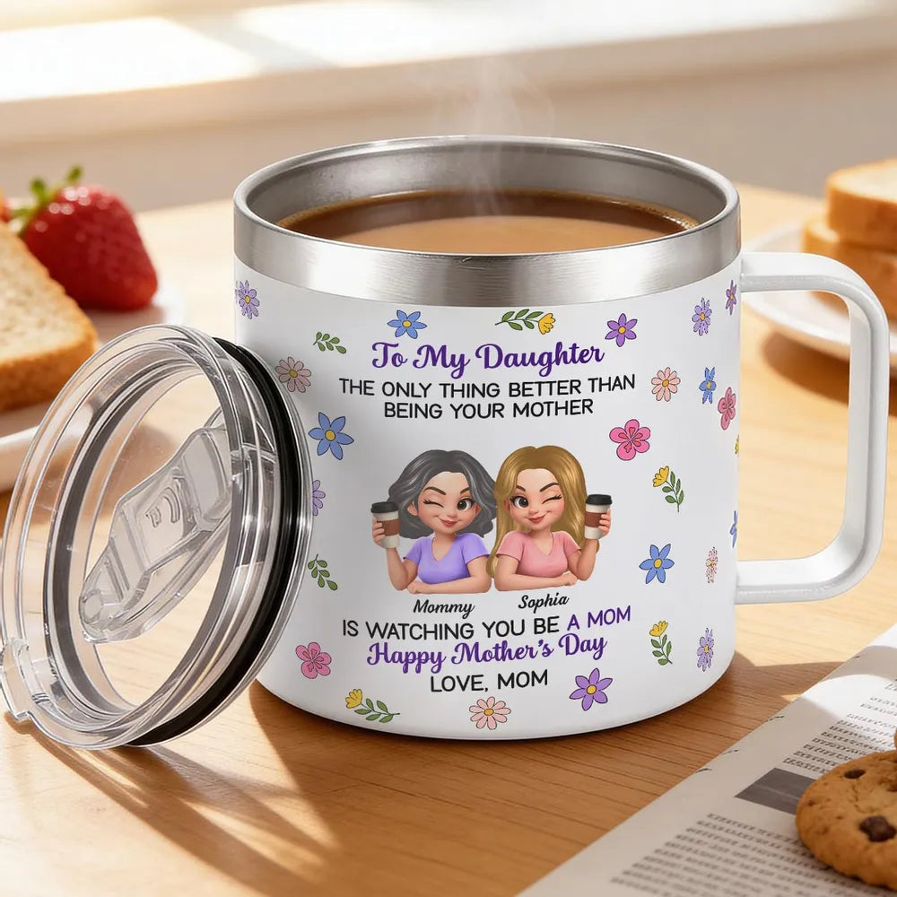 Personalized Mother's Day Mug for Daughter - Sentimental Gift with Custom Names Cup MagicInPrints