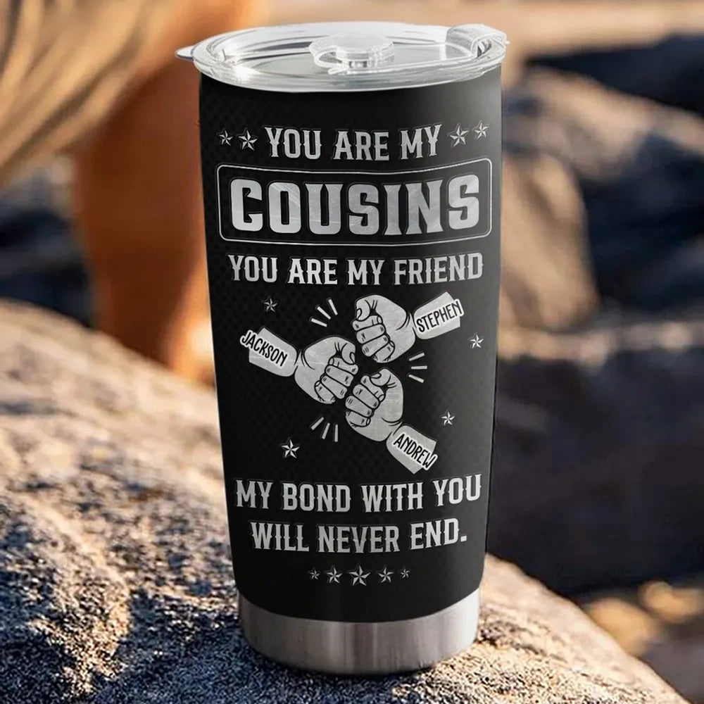 Personalized Cousin Tumbler for Family - Sentimental Gift Cup MagicInPrints