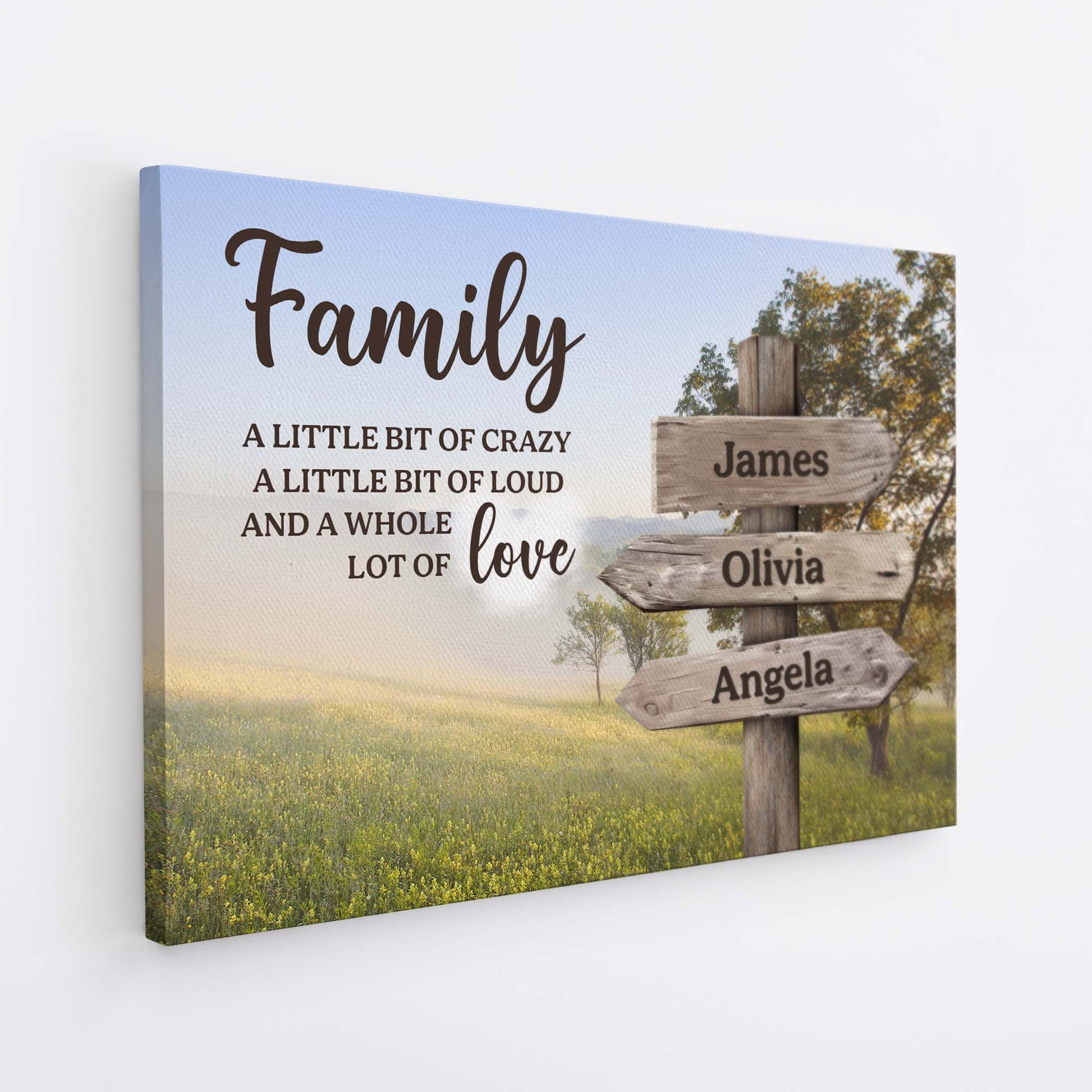 Personalized Family Canvas Art for Home Decor - Sentimental Gift Poster or Canvas MagicInPrints