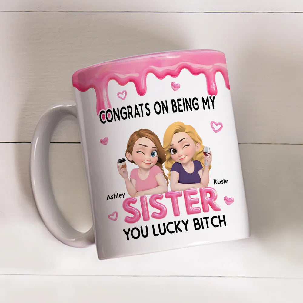 Personalized Sister Mug for Women - Funny Gift for Sisters Cup MagicInPrints