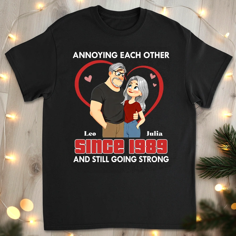 Personalized Anniversary T-Shirt for Couples - Funny Gift Since 1989 Cloth MagicInPrints