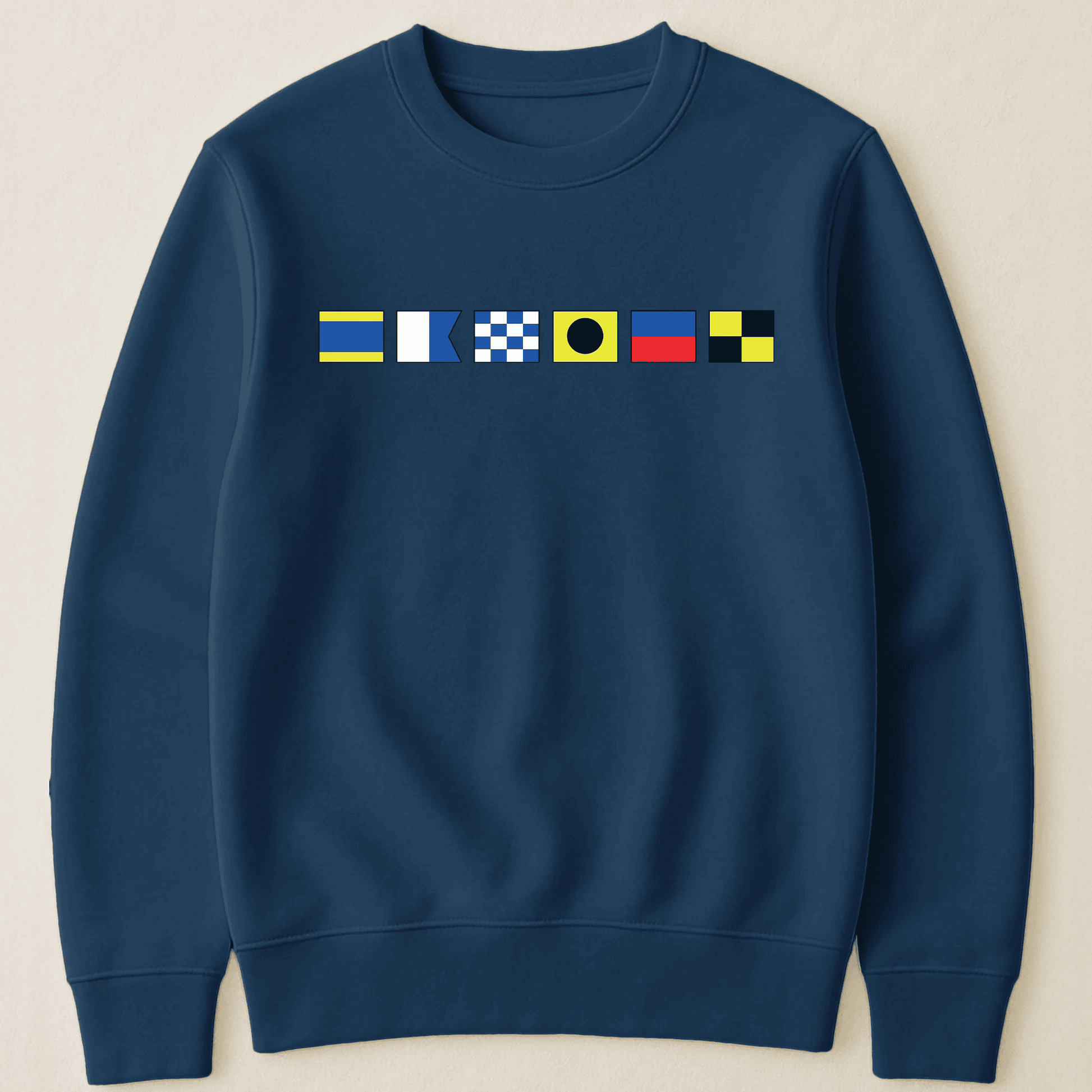 Nautical Signal Flags T-Shirt for Men - Casual Maritime Style Cloth MagicInPrints