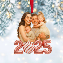 Load image into Gallery viewer, &quot;Cherish the Memories&quot; - Custom Caricature Photo Christmas Ornament - Personalized Gift for Families Ornament MagicInPrints
