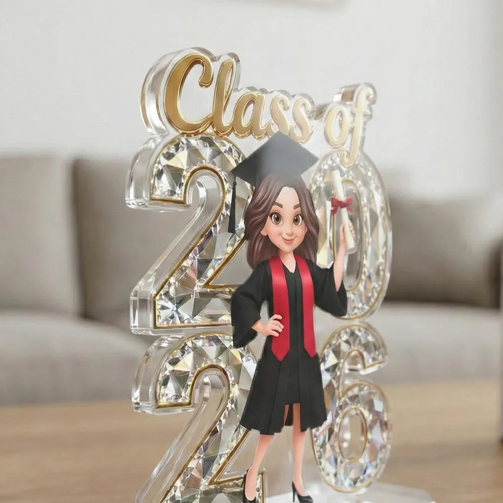 Personalized Graduation Keepsake for Class of 2026 - Custom Name and School Plaque MagicInPrints
