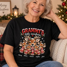 Load image into Gallery viewer, Personalized Grandma Sweatshirt with Cuddling Reindeer Gift Idea
