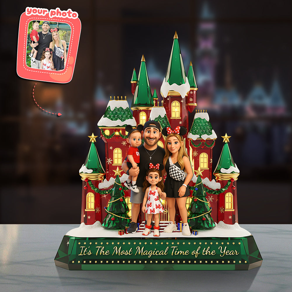 Bring Home the Magic - Personalized Custom Photo Acrylic Plaque - Perfect Gift for Families and Loved Ones Shaped Plaques MagicInPrints