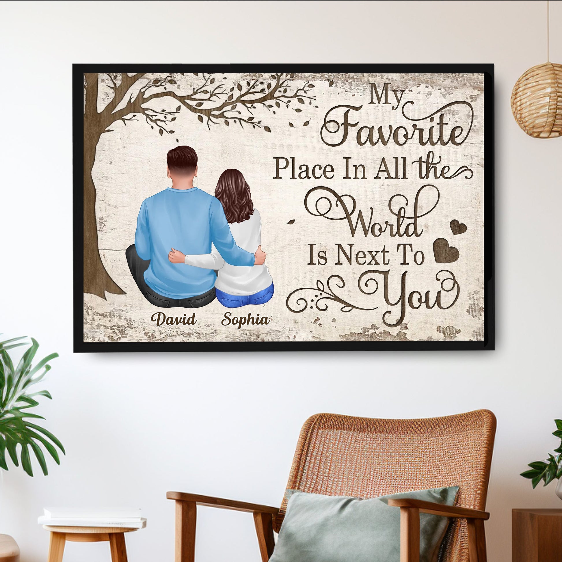 Personalized Music Plaque for Couples - Romantic Gift for Christmas Fridge Magnet MagicInPrints