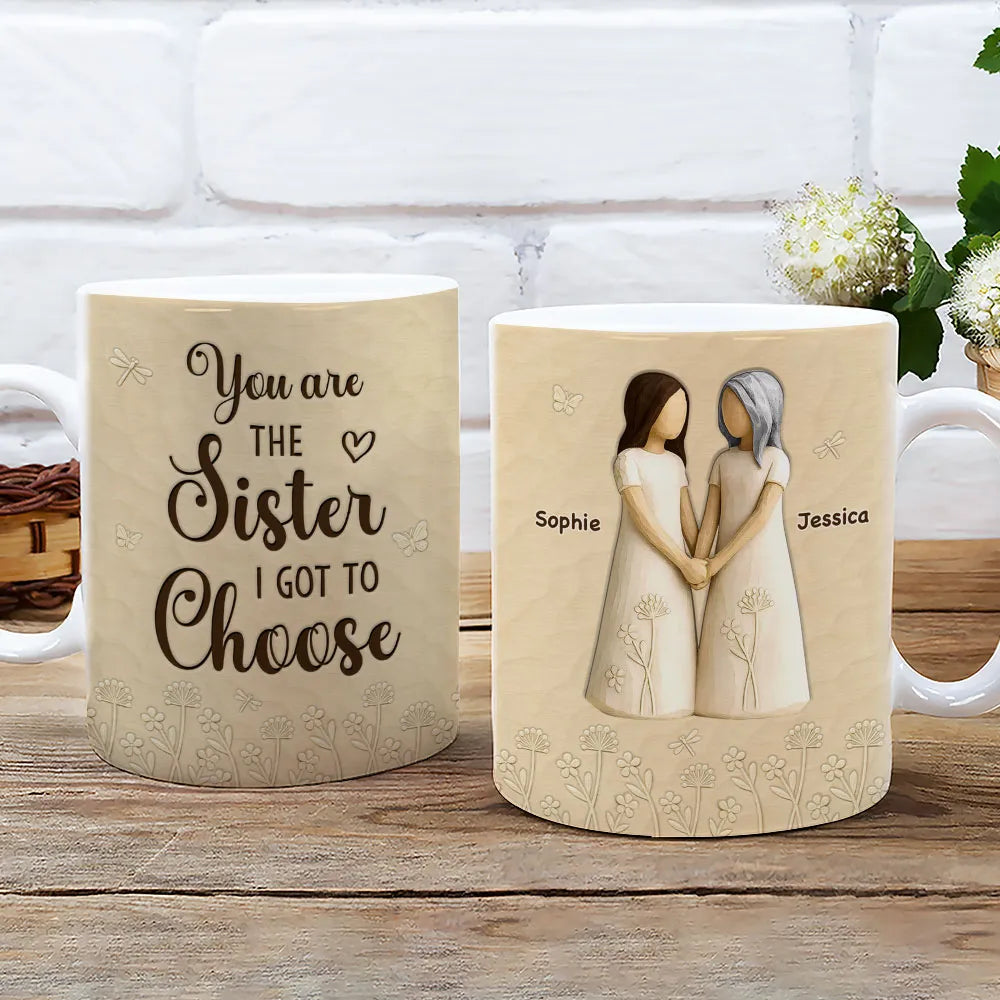Personalized Sister Mug for Best Friends - Heartfelt Gift Cup MagicInPrints