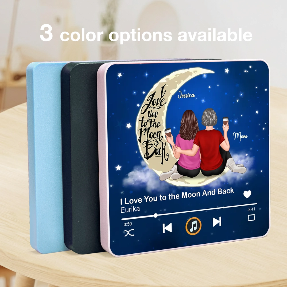 Personalized Music Plaque for Mom and Daughter - Sentimental Gift for Mother's Day Fridge Magnet MagicInPrints